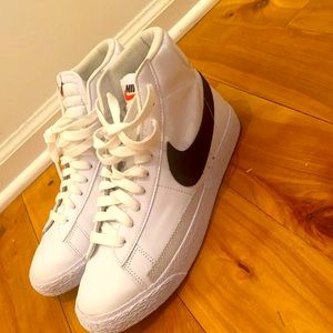 White Nike women’s blazers